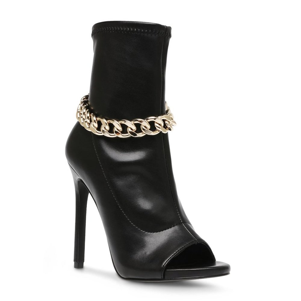 Steve Madden ELETTRA-C BLACK Bootie - Picture 2 of 5